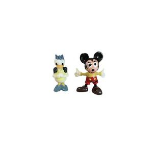 Mickey Mouse & Daisy Duck Louis Marx Mini Toy Figures Vtg 1960's